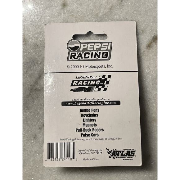NASCAR Jeff Gordon Pepsi Racing #24 Diecast Car Key Chain 2000 New NOS - Picture 5 of 6